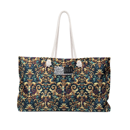 Digital Renaissance Modern Baroque Fusion Weekender Bag - 8404 Design-57