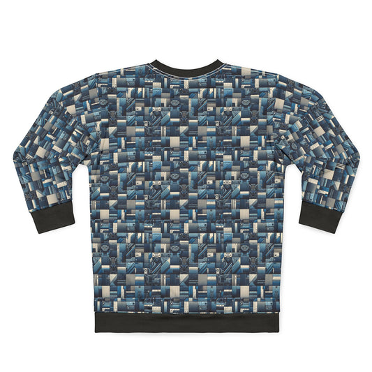 Tech-Inspired Utility Tech-Forward Streetwear With Utilitarian Edge Sweatshirt - 8404 Design-44