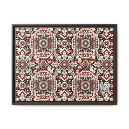 Neo Jomon Sculptural Aesthetics Artisanal Streetwear Matte Canvas, Framed (multi-Color) - 8404 Design-55 A