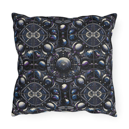 Tech Astronaut Tech-Forward Streetwear Meets Space Exploration Outdoor Pillow - 8404 Design-46