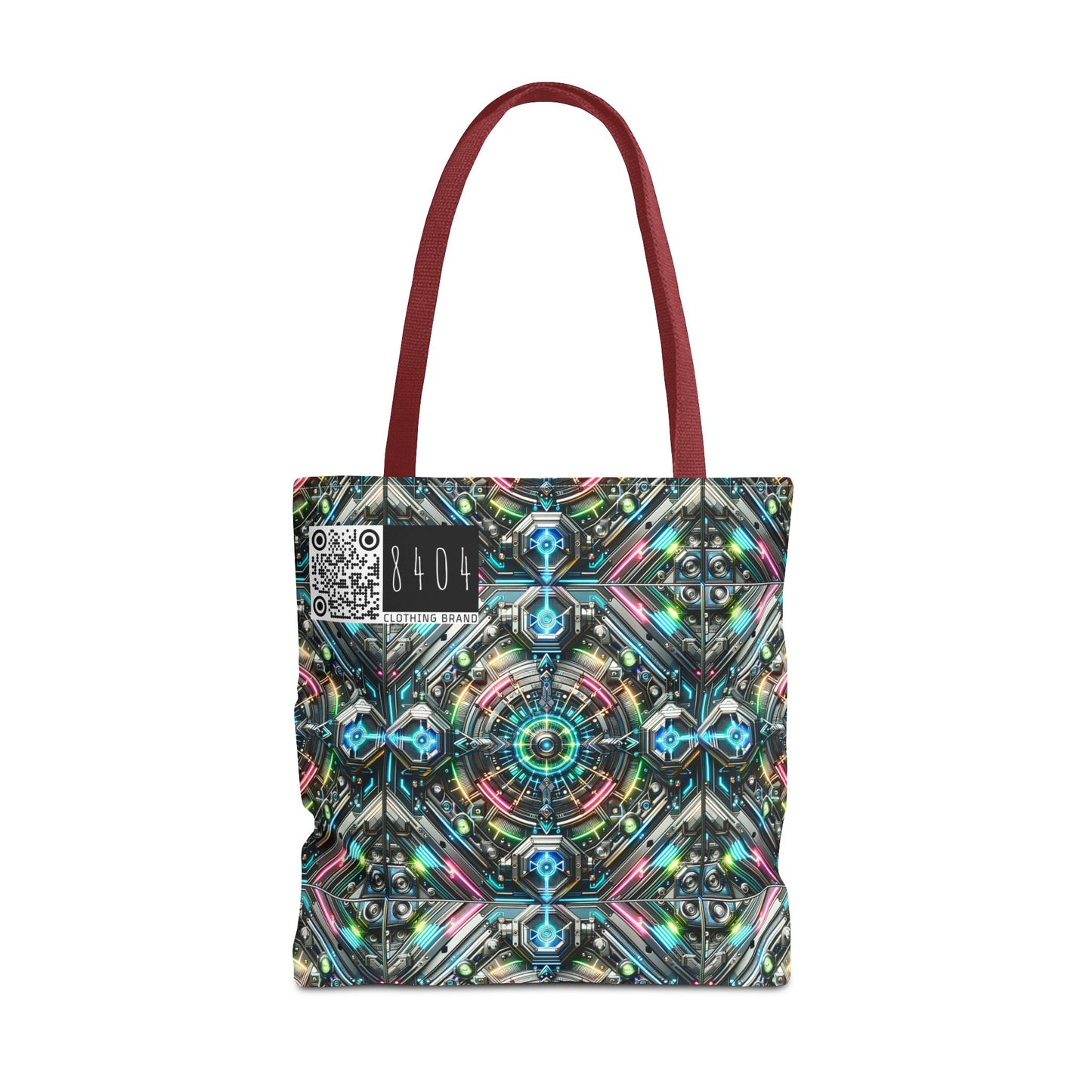 Tech-Infused Futurism Futuristic Tech Tote Bag - 8404 Design-53