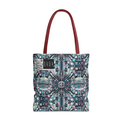 Digital Renaissance Tech-Forward Maximalism Tote Bag - 8404 Design-44