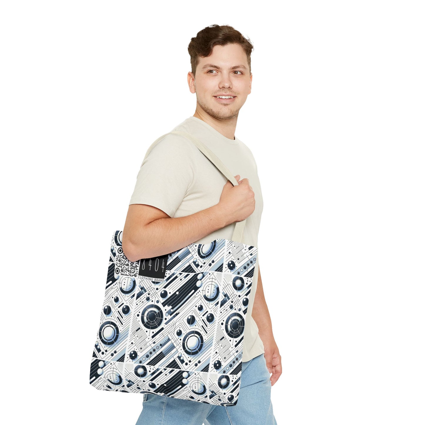 Tech Minimalism Minimalist Tech Tote Bag - 8404 Design-70