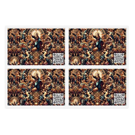 Digital Renaissance Luxurious Streetwear Inspired By Classical Art With a Modern Twist Sticker Sheets - 8404 Design-64