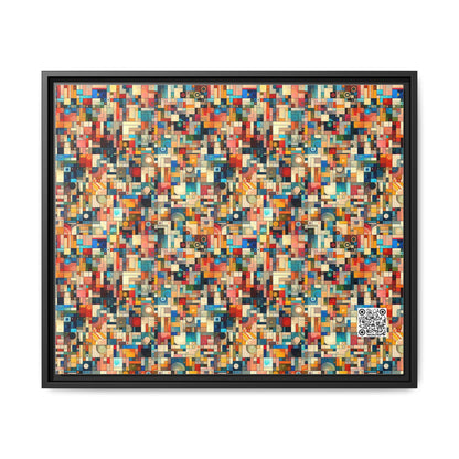 Digital Artistic Expression Artistic Streetwear Matte Canvas, Framed (multi-Color) - 8404 Design-46 B