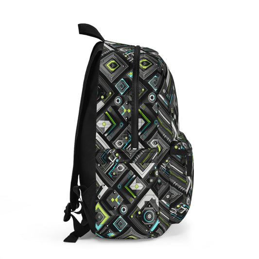 Tech-Infused Activewear Modern Tech Minimalism Backpack - 8404 Design-49