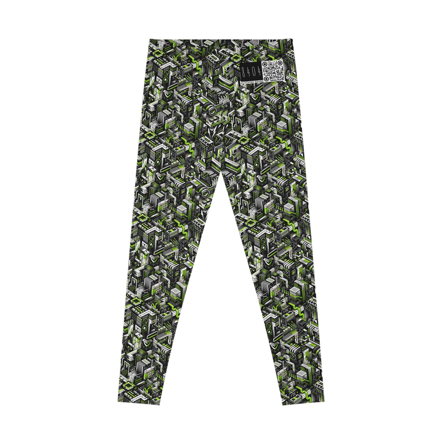 Graffiti Tech Fusion Bold Streetwear Fusion Stretch Leggings - 8404 Design-53