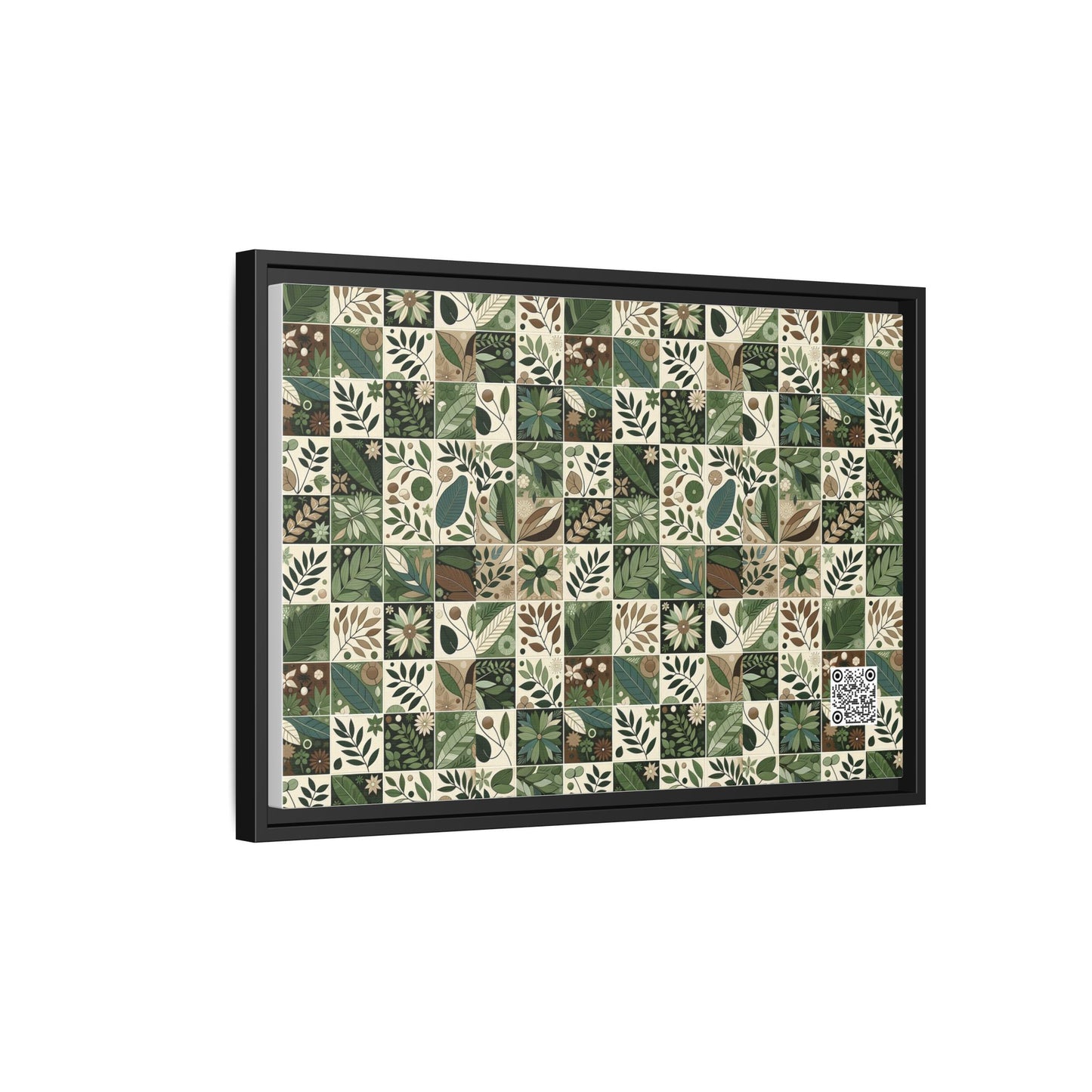 Streetwear Sustainability Environmentally Conscious Streetwear with a Natural Aesthetic Matte Canvas, Framed (multi-color) - 8404 Design-57 B