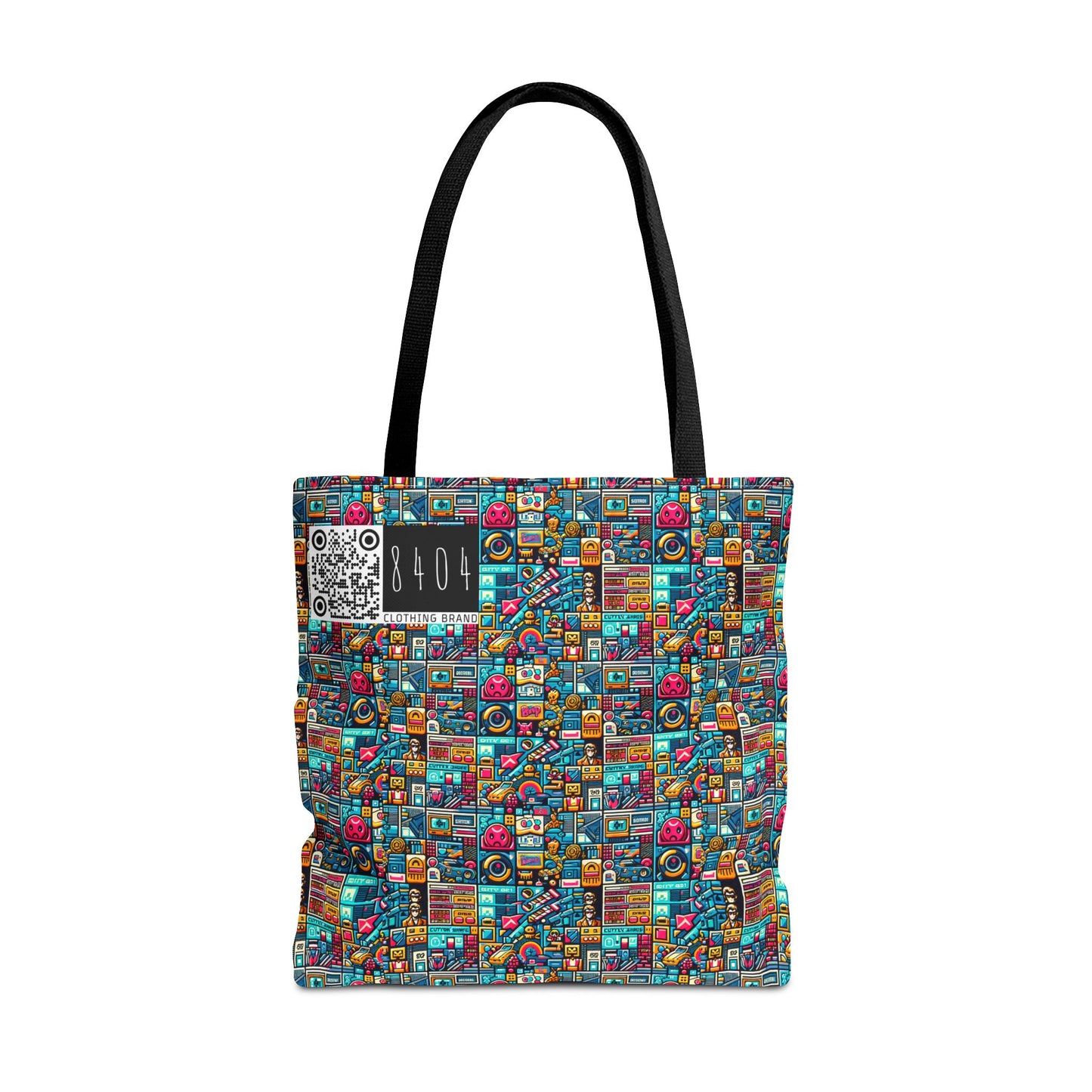 Digital Pop Culture Mashup Maximalist Pop Tote Bag - 8404 Design-47