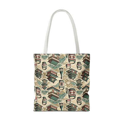 Cultural Artisanal Fusion Contemporary Cultural Elegance Tote Bag - 8404 Design-68