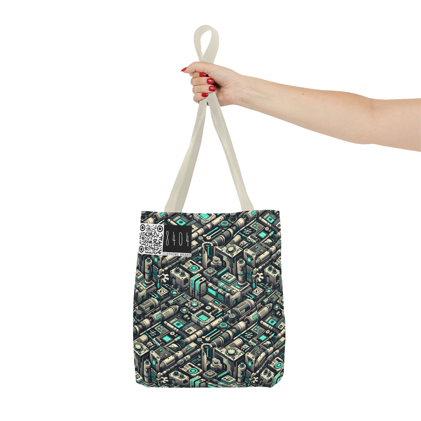Tech Utility Fusion Modern Tech Streetwear Tote Bag - 8404 Design-49