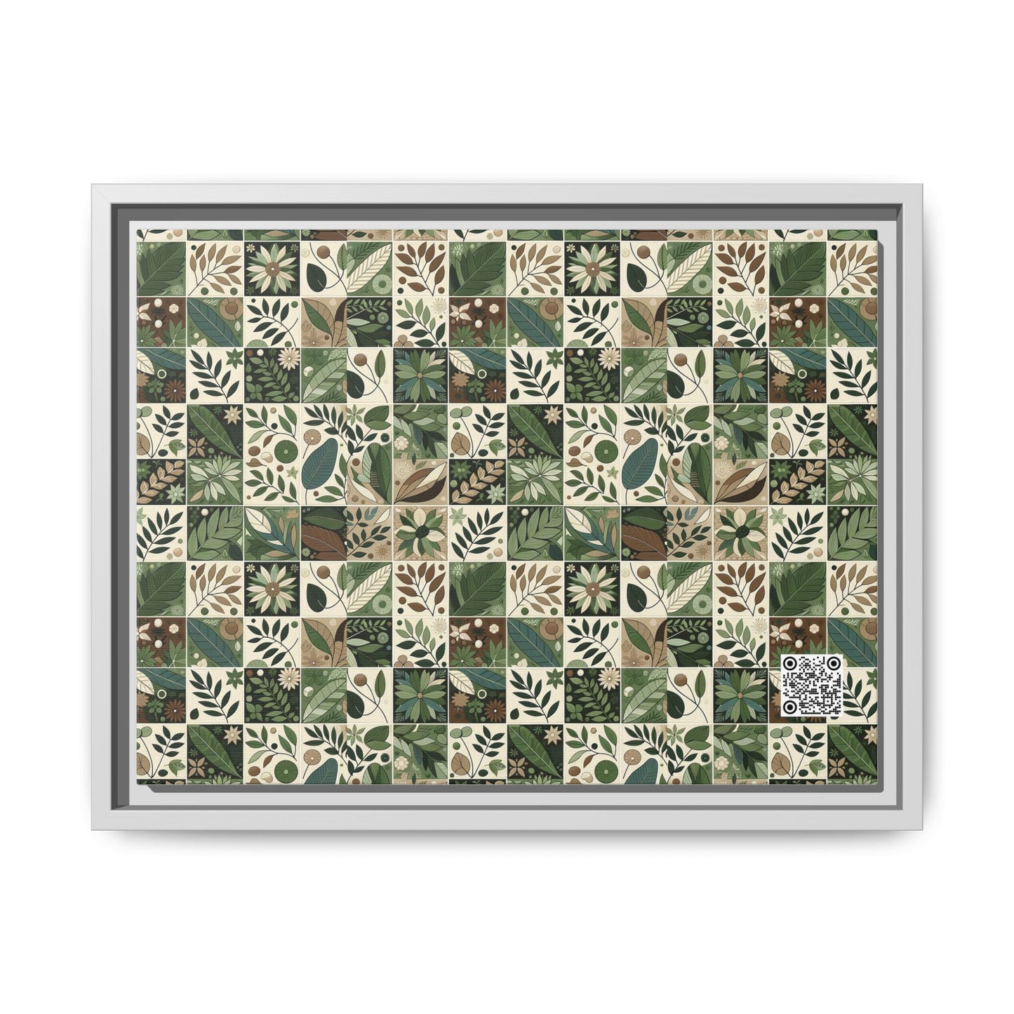 Streetwear Sustainability Environmentally Conscious Streetwear with a Natural Aesthetic Matte Canvas, Framed (multi-color) - 8404 Design-57 A