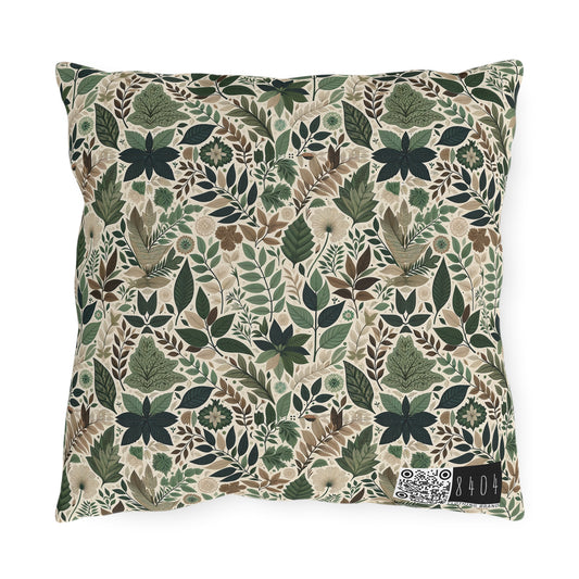 Streetwear Sustainability Environmentally Conscious Streetwear with a Natural Aesthetic Outdoor Pillow - 8404 Design-57