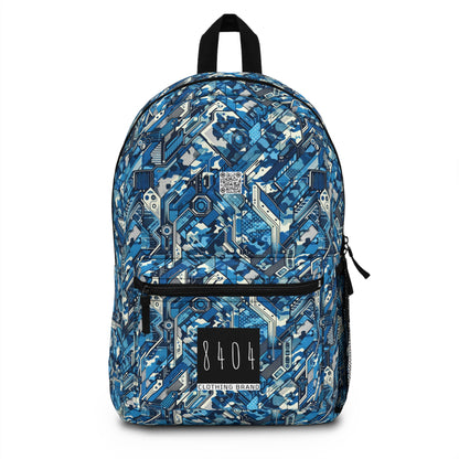 Tech Urban Camo Tech-Forward Streetwear With a Futuristic Military Edge Backpack - 8404 Design-39