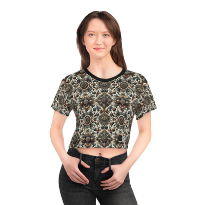 Neo-Dandyism Modern Dandy Streetwear Crop Tee - 8404 Design-51