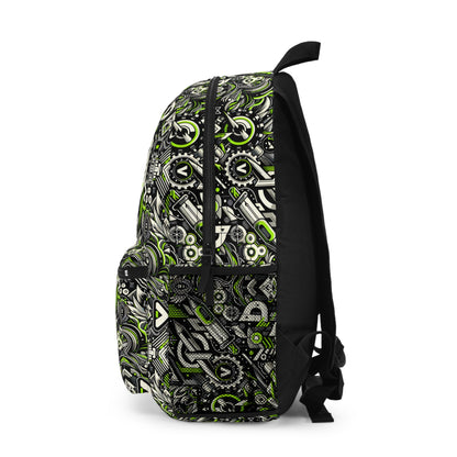 Graffiti Tech Fusion Bold Streetwear Fusion Backpack - 8404 Design-59