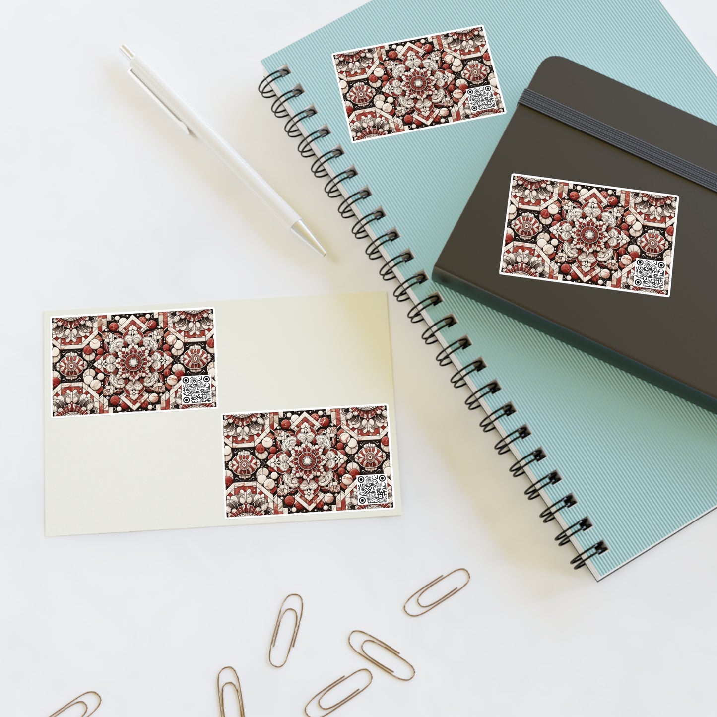 Neo Jomon Sculptural Aesthetics Artisanal Streetwear Sticker Sheets - 8404 Design-55