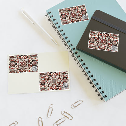 Neo Jomon Sculptural Aesthetics Artisanal Streetwear Sticker Sheets - 8404 Design-55