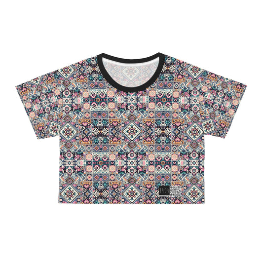 Digital Artisanal Fusion Digital Artisanal Crop Tee - 8404 Design-65