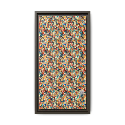 Digital Artistic Expression Artistic Streetwear Matte Canvas, Framed (multi-Color) - 8404 Design-46 B