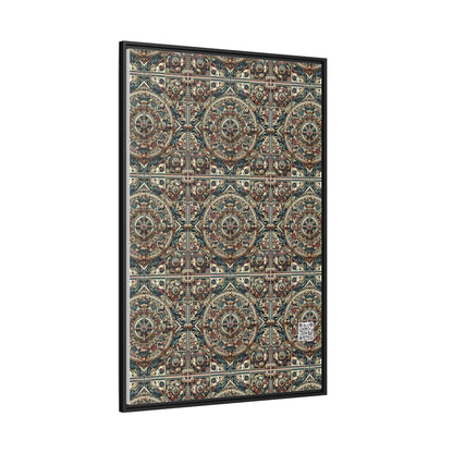 Urban Renaissance Historical Fusion With Street Edge Matte Canvas, Framed (multi-Color) - 8404 Design-57 A