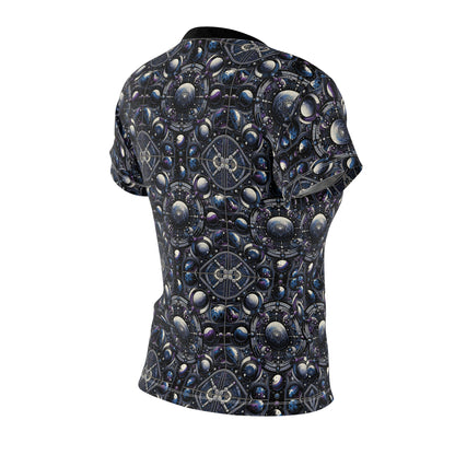 Tech Astronaut Tech-Forward Streetwear Meets Space Exploration Women's Cut & Sew Tee - 8404 Design-46