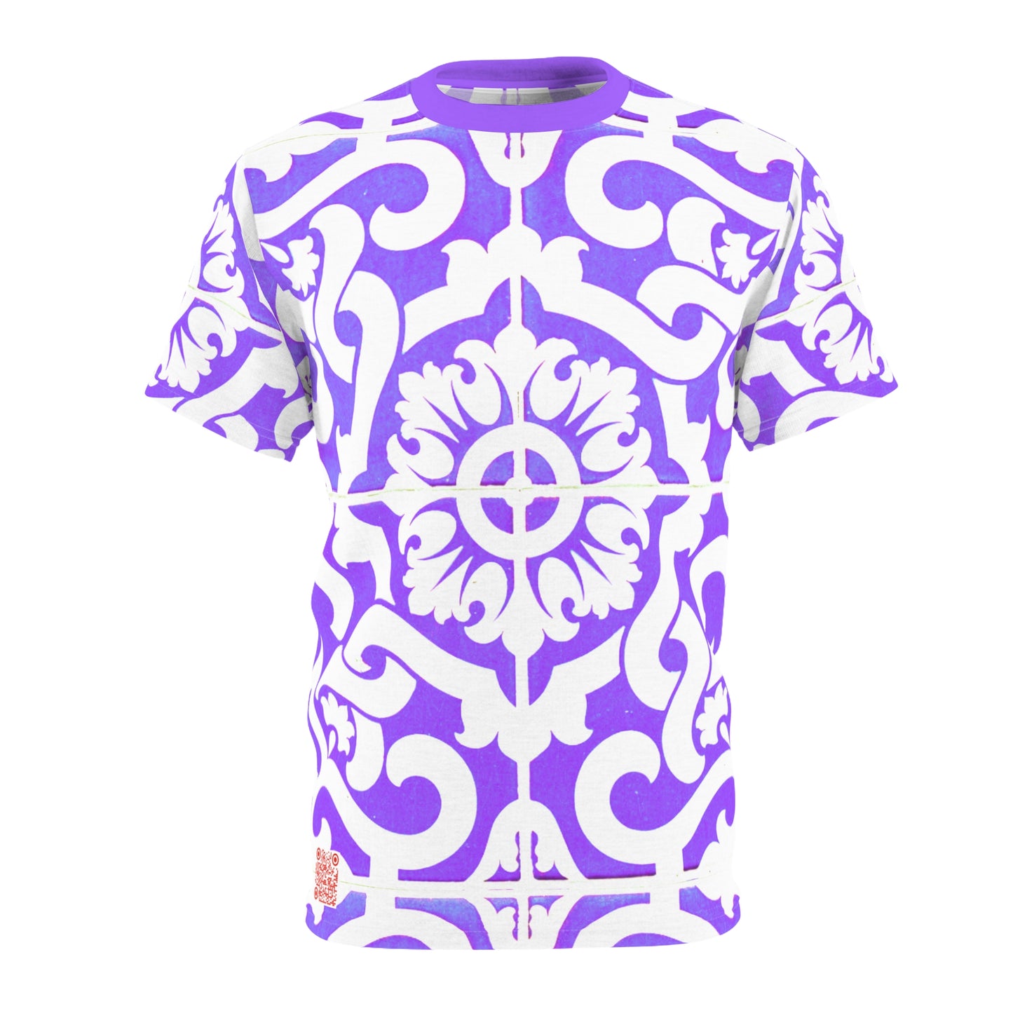 8404 Design Unisex Cut & Sew Tee - "pattern 6 Purple" - S/m/l/xl/2xl/3xl T-Shirt