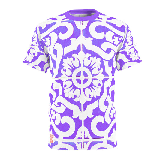 8404 Design Unisex Cut & Sew Tee - "pattern 6 Purple" - S/m/l/xl/2xl/3xl T-Shirt