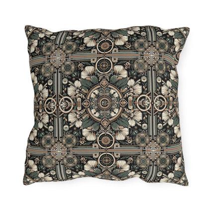 Cyber Garden Party Tech Garden Extravaganza Outdoor Pillow - 8404 Design-66