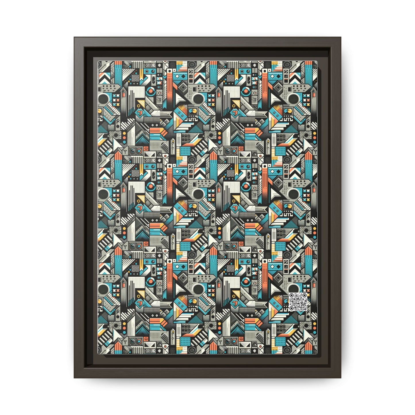 Digital Street Art Urban Street Style Matte Canvas, Framed (multi-color) - 8404 Design-81 A