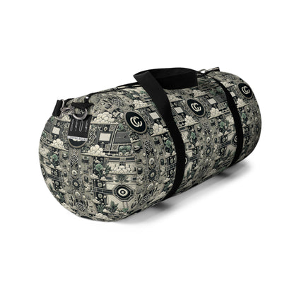 Cyber Garden Party Tech Garden Extravaganza Duffel Bag - 8404 Design-54