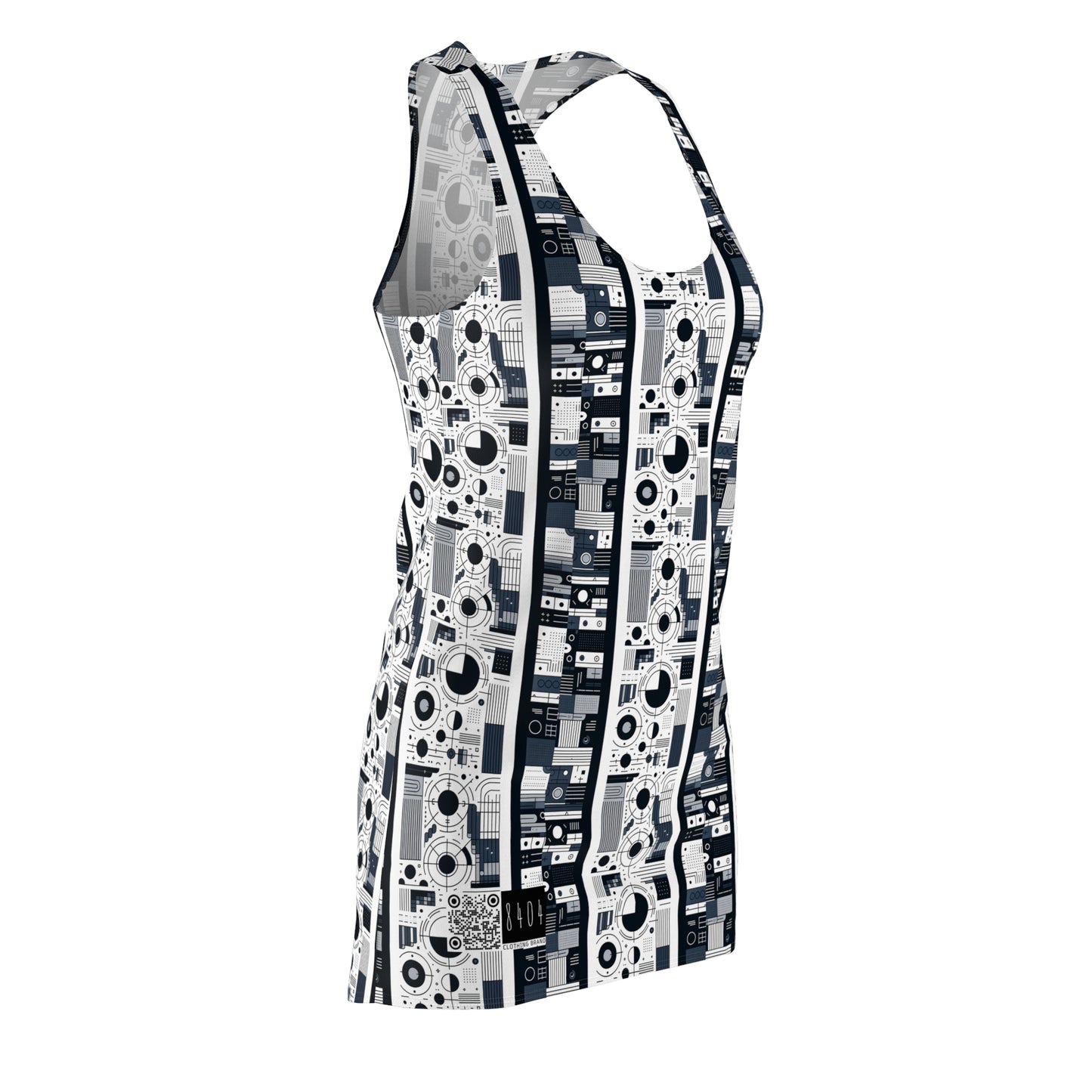Minimalist Athleisure Minimalist Tech Women's Cut & Sew Racerback Dress - 8404 Design-54