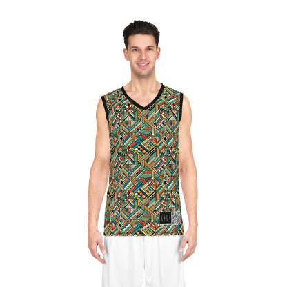 Abstract Graphic Art Modern Artistic Expression Basketball Jersey - 8404 Design-67