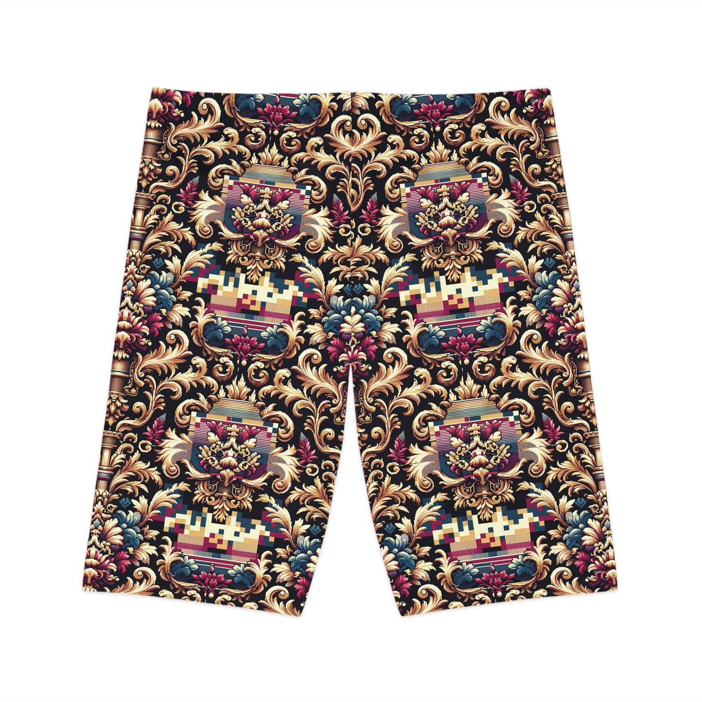 Digital Renaissance Modern Baroque Fusion Women's Bike Shorts - 8404 Design-53