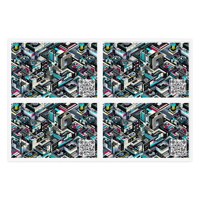 Tech-Forward Graphics Tech-Forward Streetwear Blending Human Creativity With Ai Innovation Sticker Sheets - 8404 Design-47