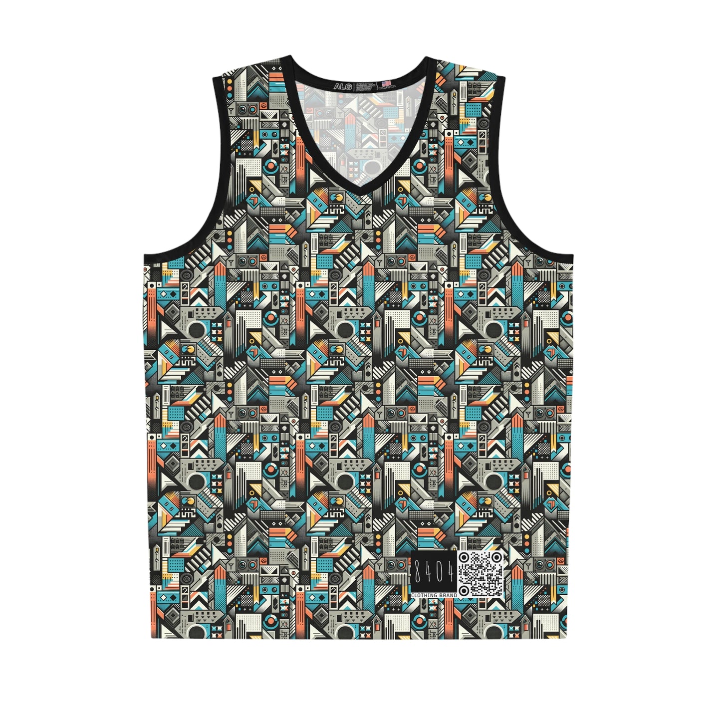Digital Street Art Urban Street Style Basketball Jersey - 8404 Design-81