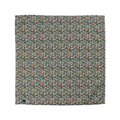 Graffiti Fusion Modern Street Art Fusion Microfiber Duvet Cover - 8404 Design-58