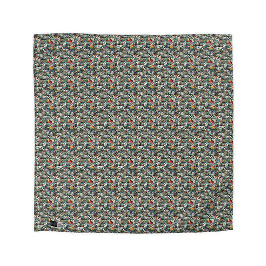 Graffiti Fusion Modern Street Art Fusion Microfiber Duvet Cover - 8404 Design-58