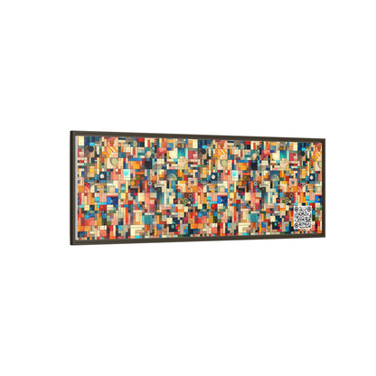 Digital Artistic Expression Artistic Streetwear Matte Canvas, Framed (multi-Color) - 8404 Design-46 B