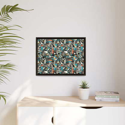 Digital Street Art Urban Street Style Matte Canvas, Framed (multi-color) - 8404 Design-81 A