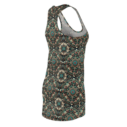 Neo-Dandyism Modern Dandy Streetwear Women's Cut & Sew Racerback Dress - 8404 Design-56