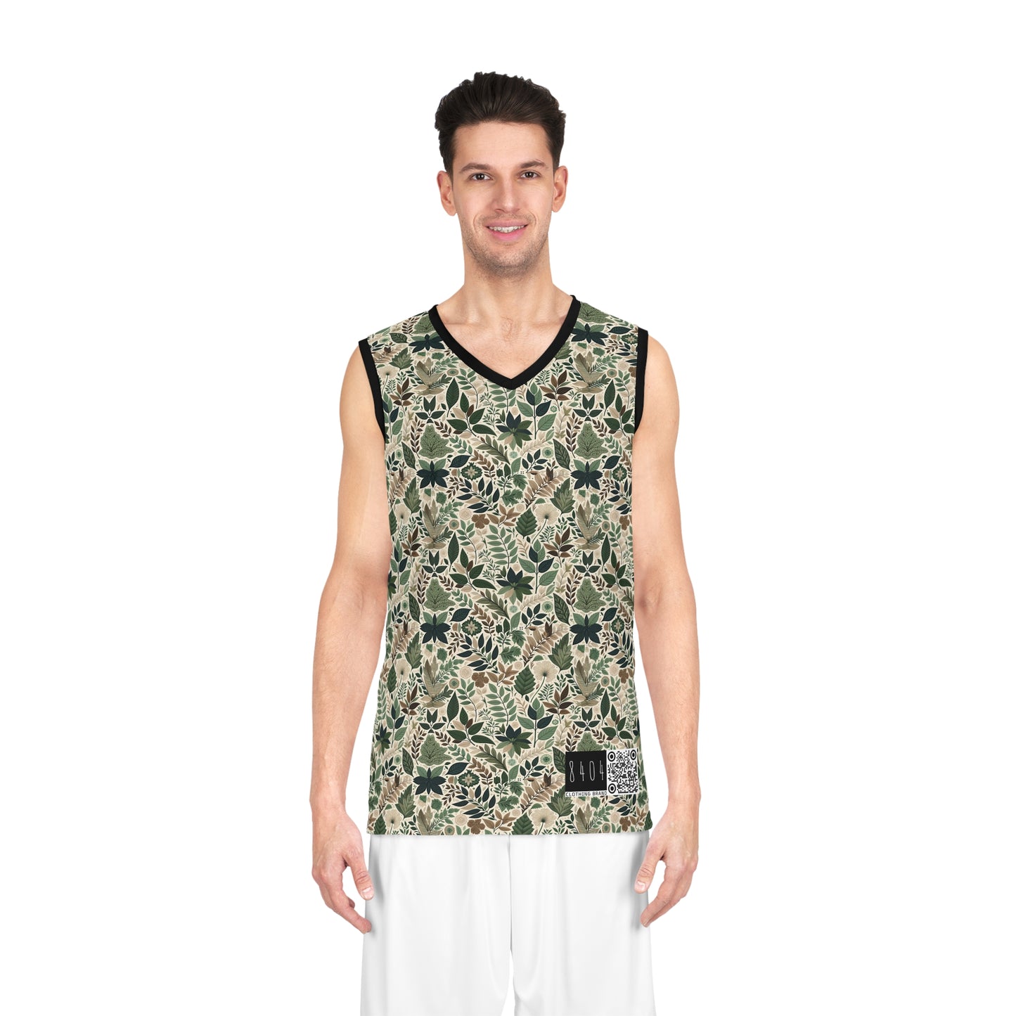 Streetwear Sustainability Environmentally Conscious Streetwear with a Natural Aesthetic Basketball Jersey - 8404 Design-57