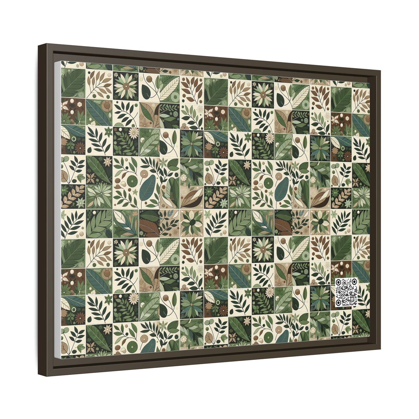 Streetwear Sustainability Environmentally Conscious Streetwear with a Natural Aesthetic Matte Canvas, Framed (multi-color) - 8404 Design-57 A