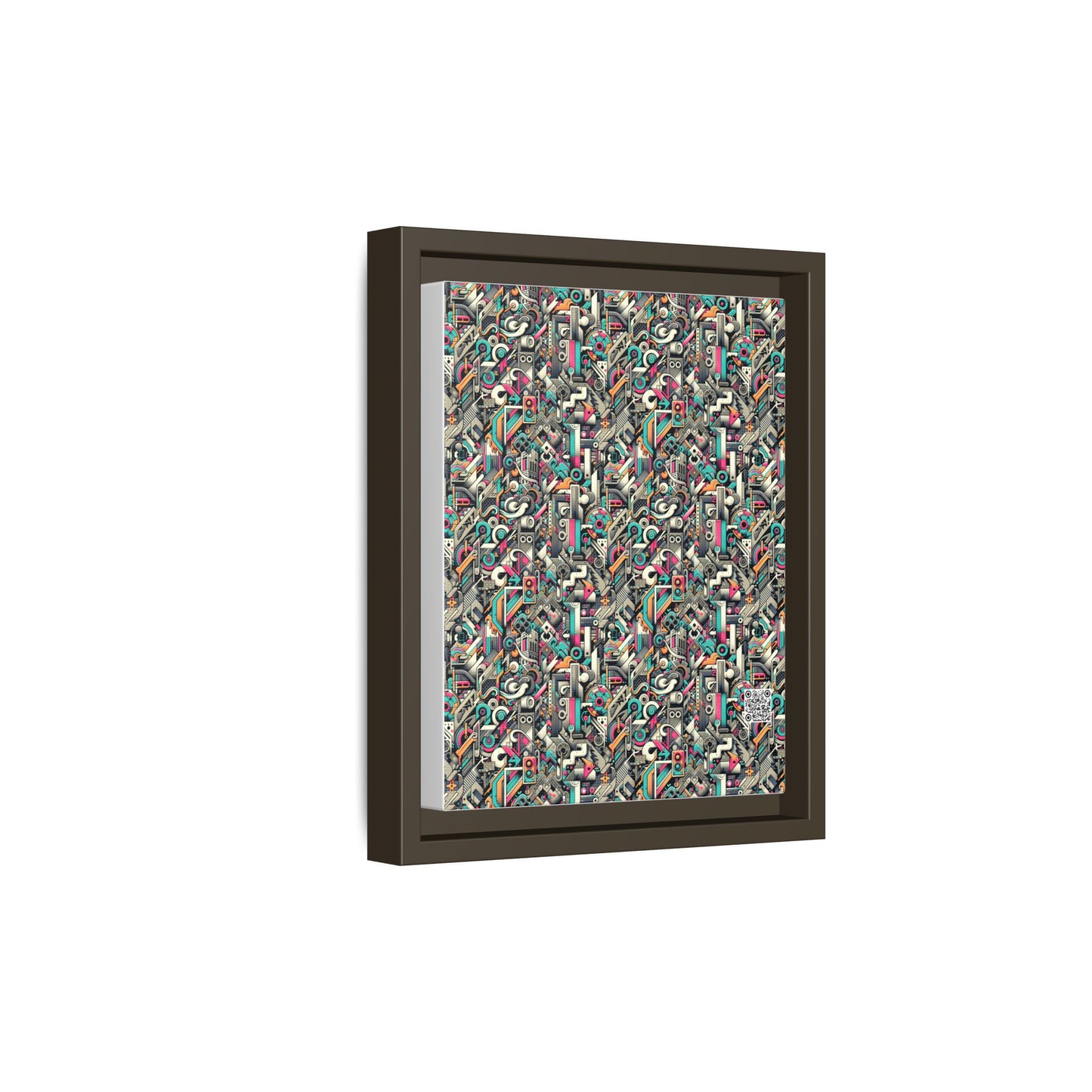 Digital Street Art Urban Street Style Matte Canvas, Framed (multi-color) - 8404 Design-74 B