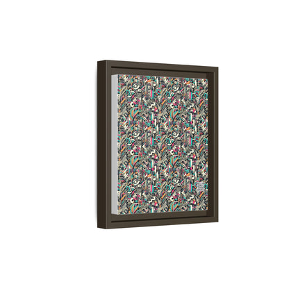 Digital Street Art Urban Street Style Matte Canvas, Framed (multi-color) - 8404 Design-74 B