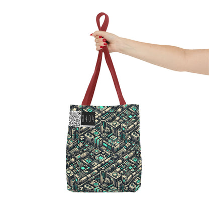 Tech Utility Fusion Modern Tech Streetwear Tote Bag - 8404 Design-49