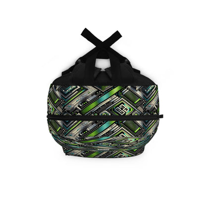 Tech-Infused Streetwear Tech-Forward Minimalism With Bold Digital Prints Backpack - 8404 Design-52