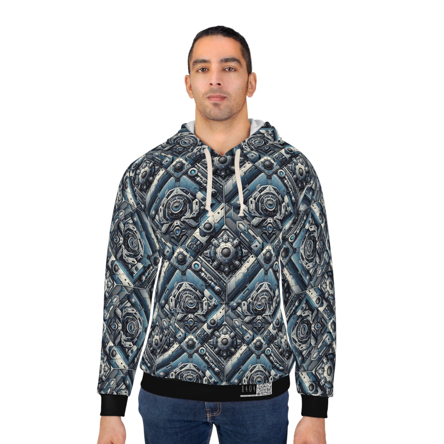 Tech Utility Fusion Tech-Forward Utility With a Futuristic Edge Pullover Hoodie - 8404 Design-43
