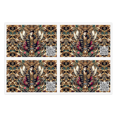 Digital Renaissance Luxurious Streetwear Inspired By Classical Art With a Modern Twist Sticker Sheets - 8404 Design-59