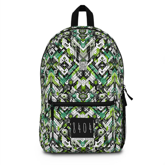Tech Camo Fusion Tech-Forward Streetwear With a Futuristic Edge Backpack - 8404 Design-58